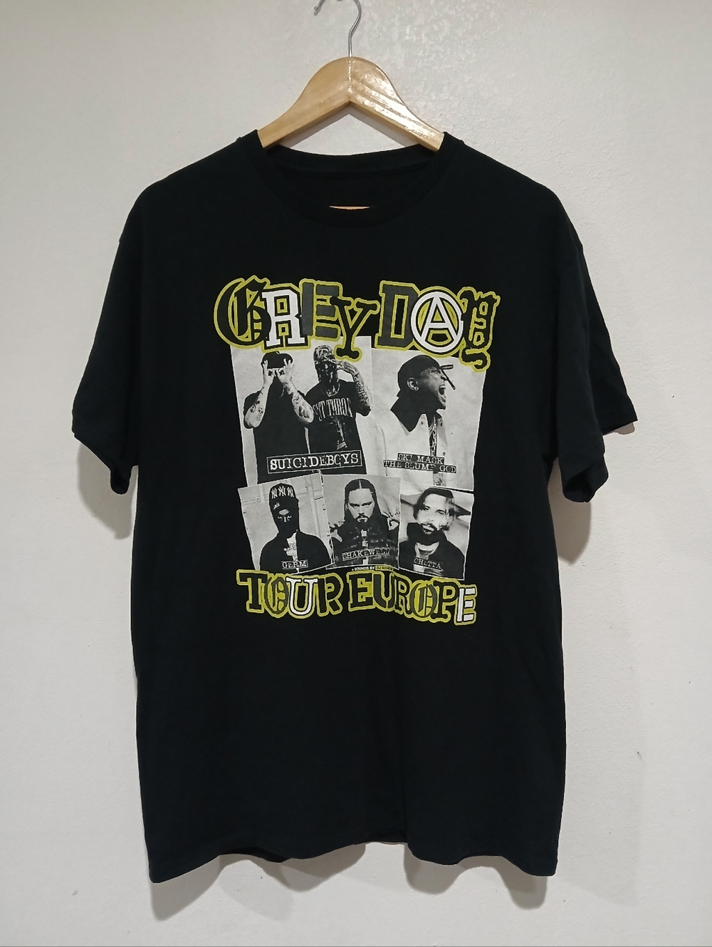 G59 Suicideboys Grey Day Tour Europe 2023 T-shirt Men's Size: L